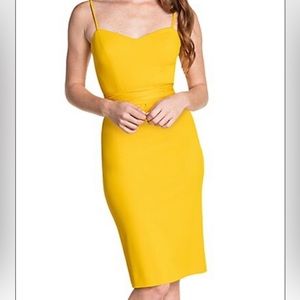 Dress The Population Veronique Belted Dress